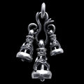 Three Dove Bell Hanger Pendant