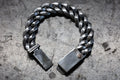 SE-1160 box clasp w 15mm twist chain/K18 pink lc