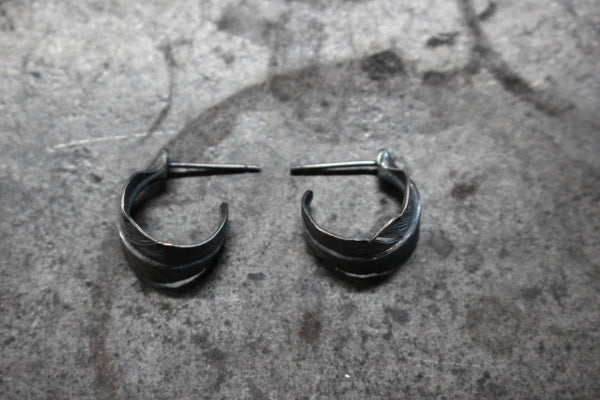 FCE-11 feather hoop stud