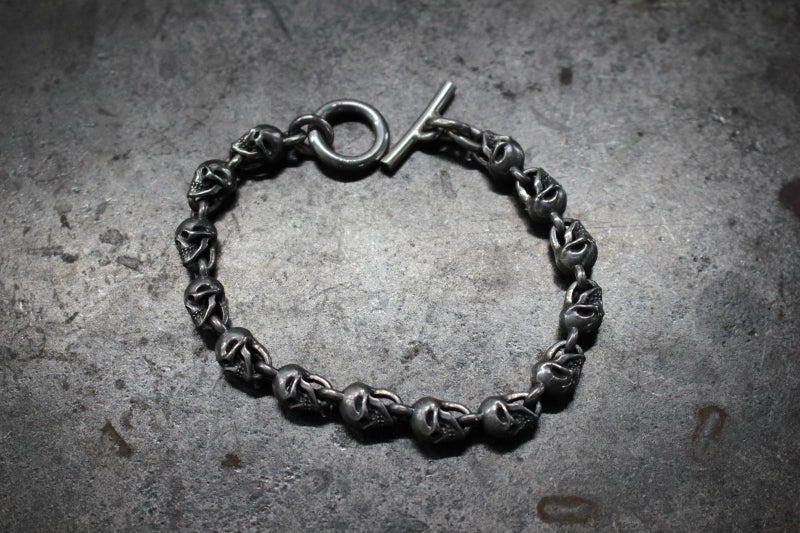 FCB-12 小skull linked bracelet