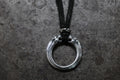 SE-1447 two panthers necklace