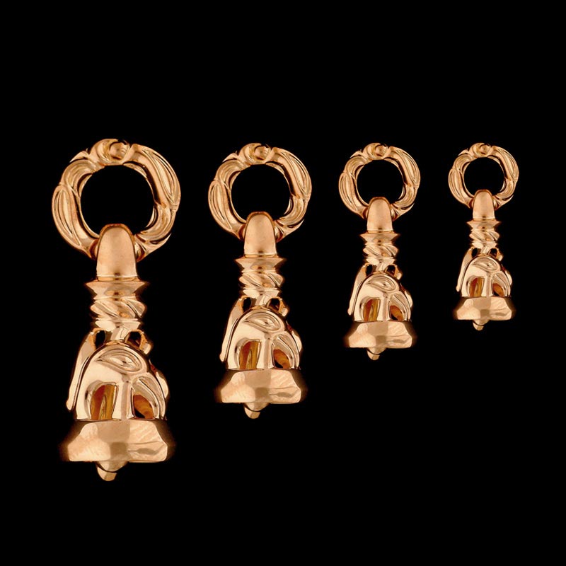 Dove Bell Pendant, 18k Rose Gold
