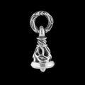 Crane Bell Pendant with 4 Diamonds