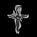 Star Cross Lover Pendant with Peridot