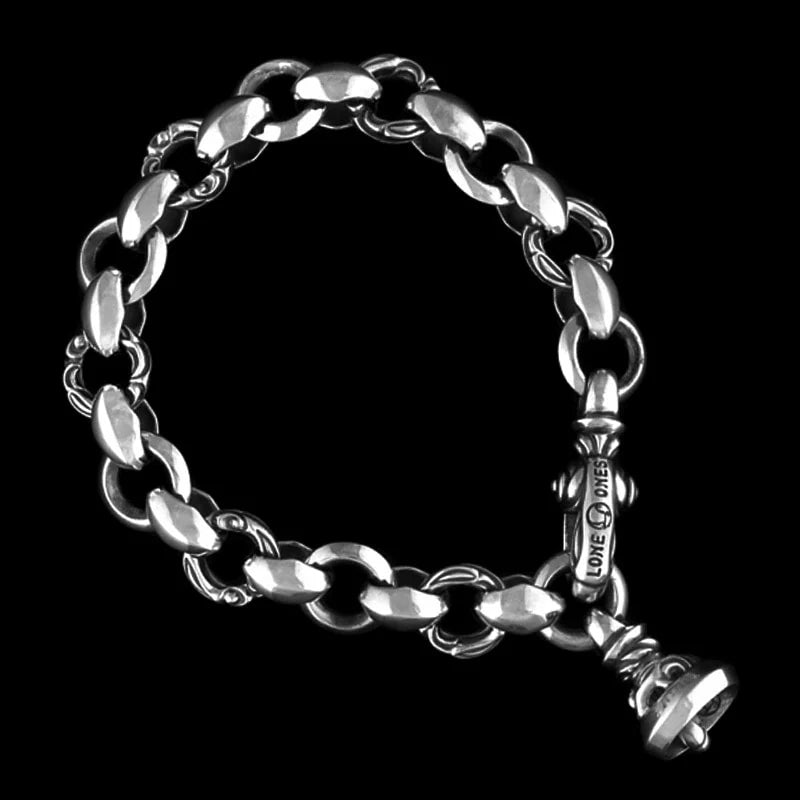 Cygnet Bevel with Heron Bell Bracelet