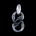 Infinity Link Pendant Linked Silk
