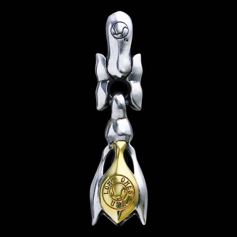 Tear Bell with One 18K Gold Petal (S) Key Clasp