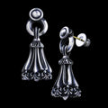 Chrome Bell Earrings (XS)