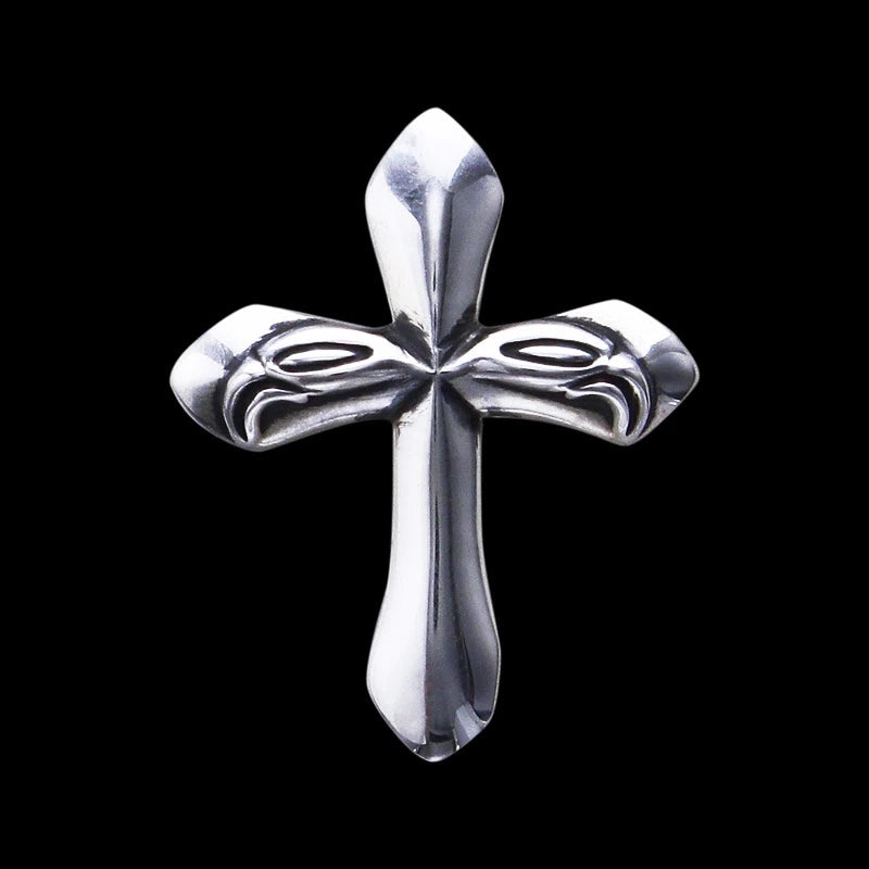 Carved Silk Cross Pendant