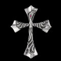 Spread Eagle Pendant with Ruby