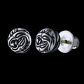 Curved Nest Stud Earrings