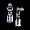 Silk bell earrings