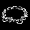 Curved Silk Heron Bracelet