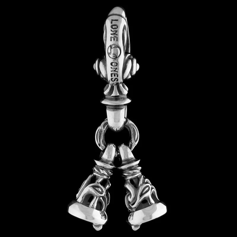 Two Dove Bell Key Clasp