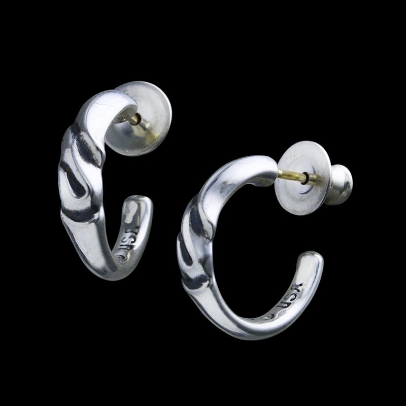 T-hoop earrings