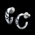 T-hoop earrings