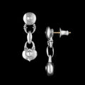 Kiss and Flow Link with Heart Lock Earrings