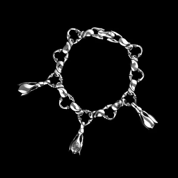 Caresses Bracelet (S) with 3-Tear Bell