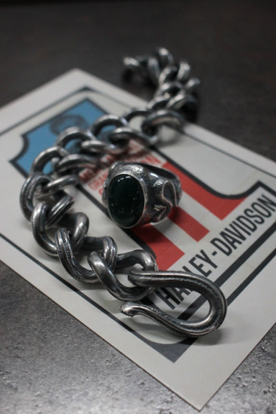 FCB-01 SL twist chain bracelet snake hook