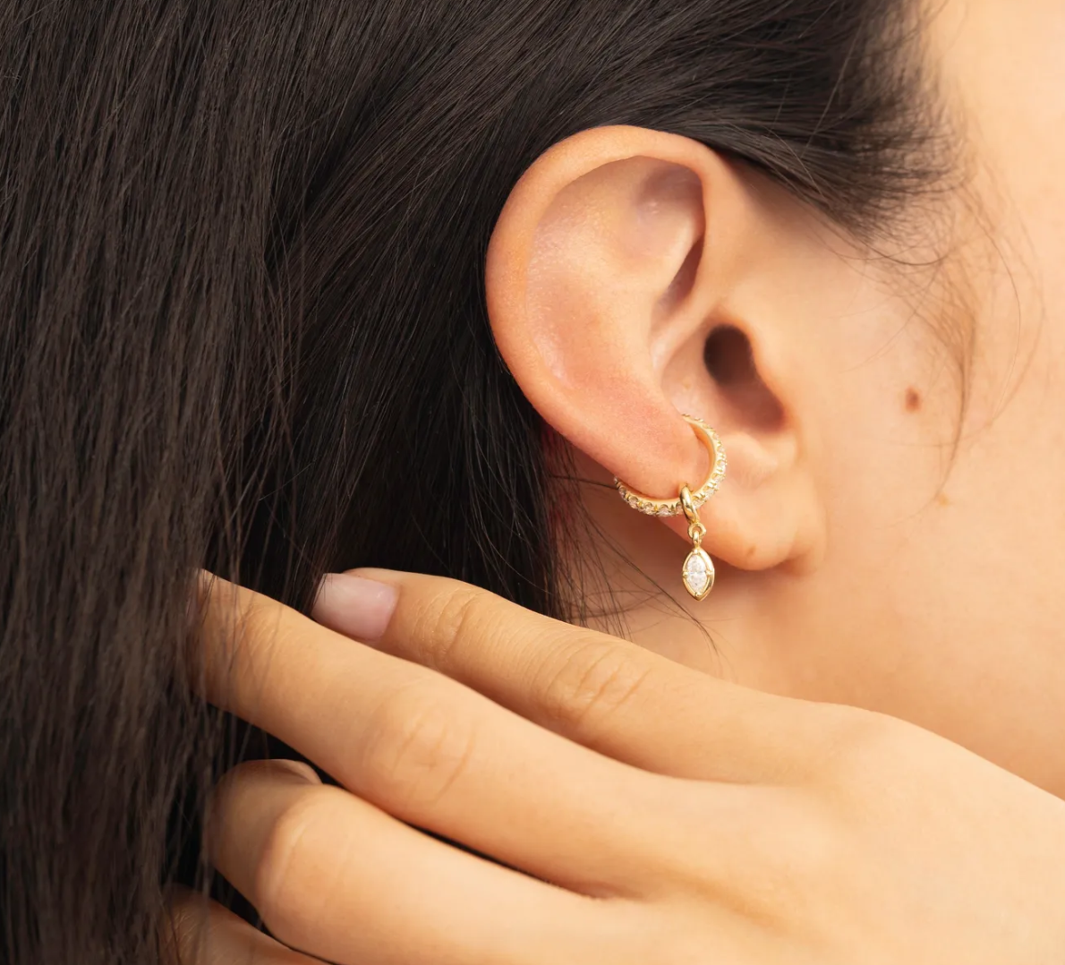 Circe Marquise Ear Cuff