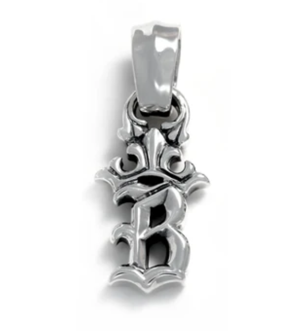 Initial Crown Charm