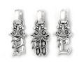 Large Initial Crown Pendant