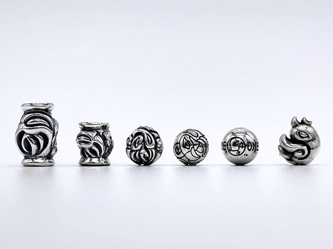 ローンワンズ 10mm シルバービーズ