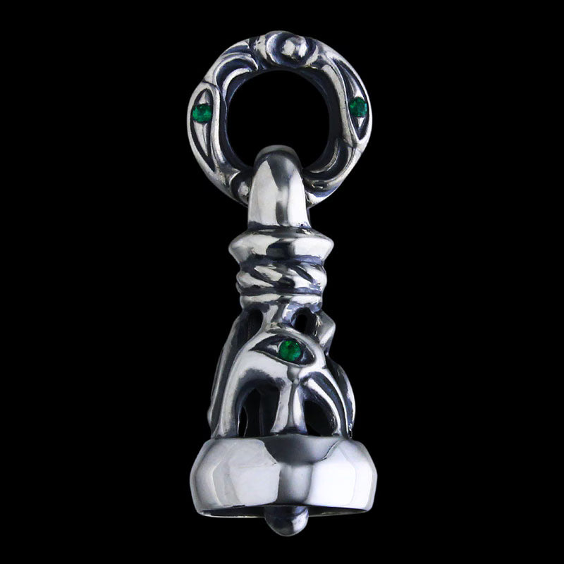 Dove Bell (M) Pendant With Stone