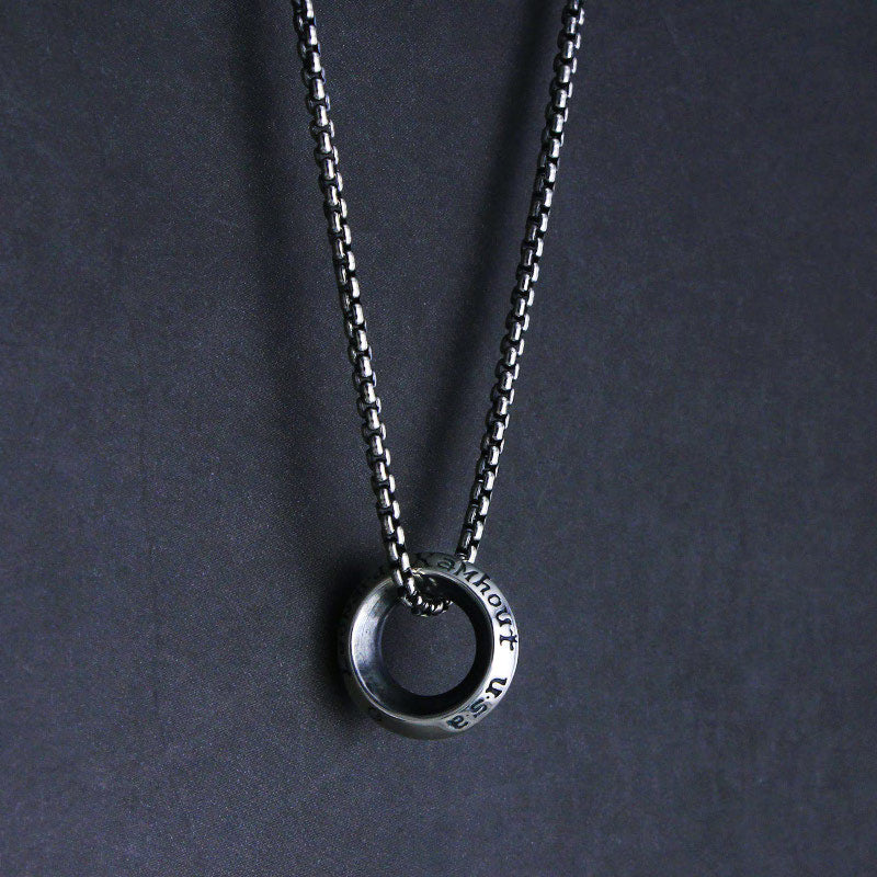 ID Ring Pendant (Leonard Kamhout Engraving)