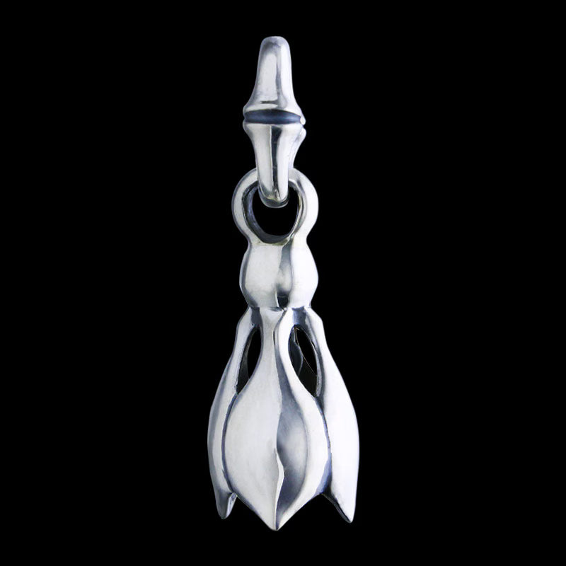 Tear Bell Pendant with One 18K Rose Gold Fusion