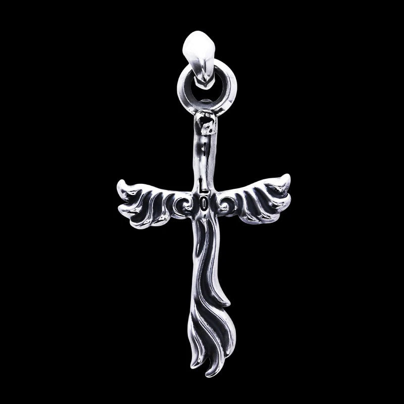 MF Pendant: Long Eagle Cross Linked Silk