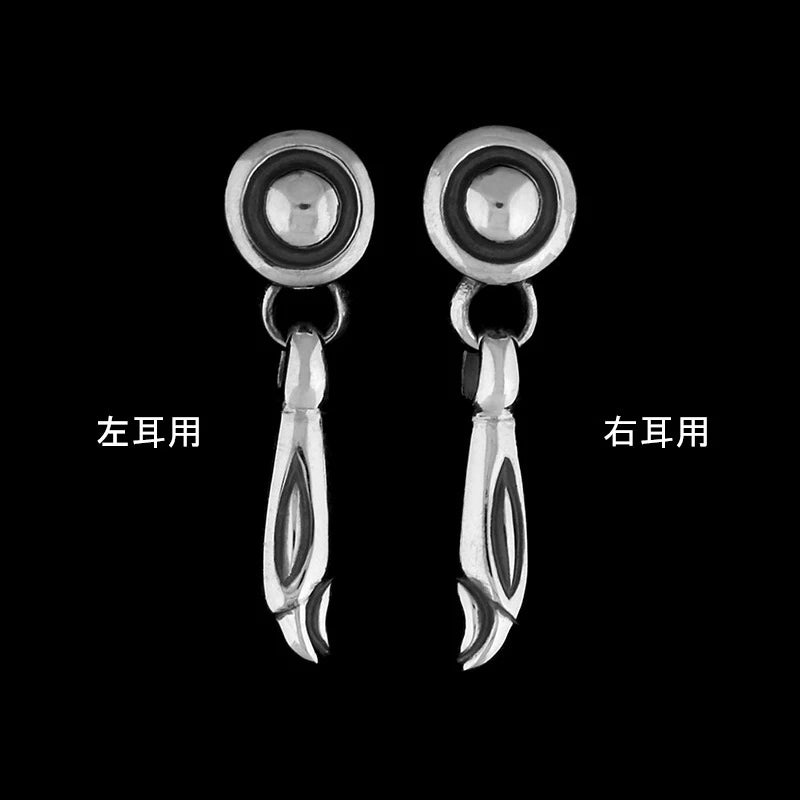 Dove head earrings
