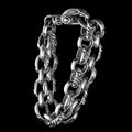 Double Raven Bracelet