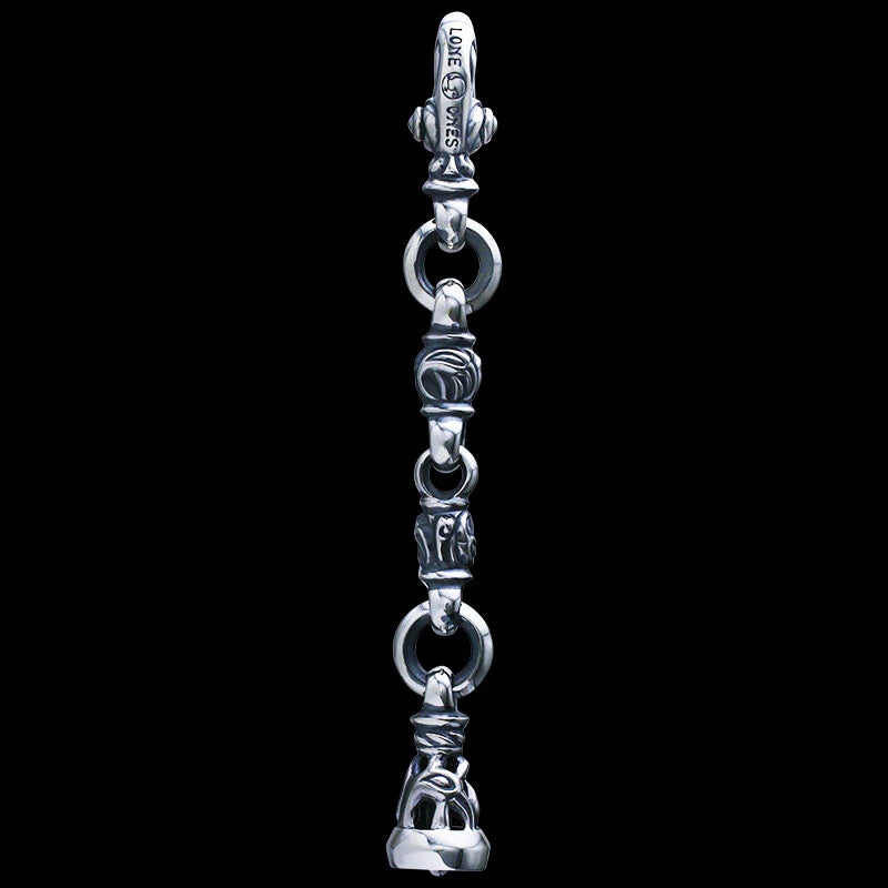 Double Dove with Dove Bell (M) Key Clasp
