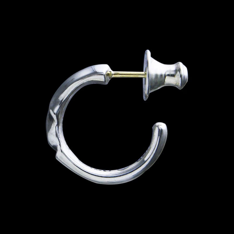 T-hoop earrings