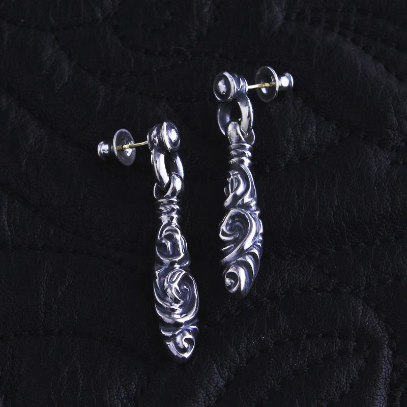 Peacock earrings