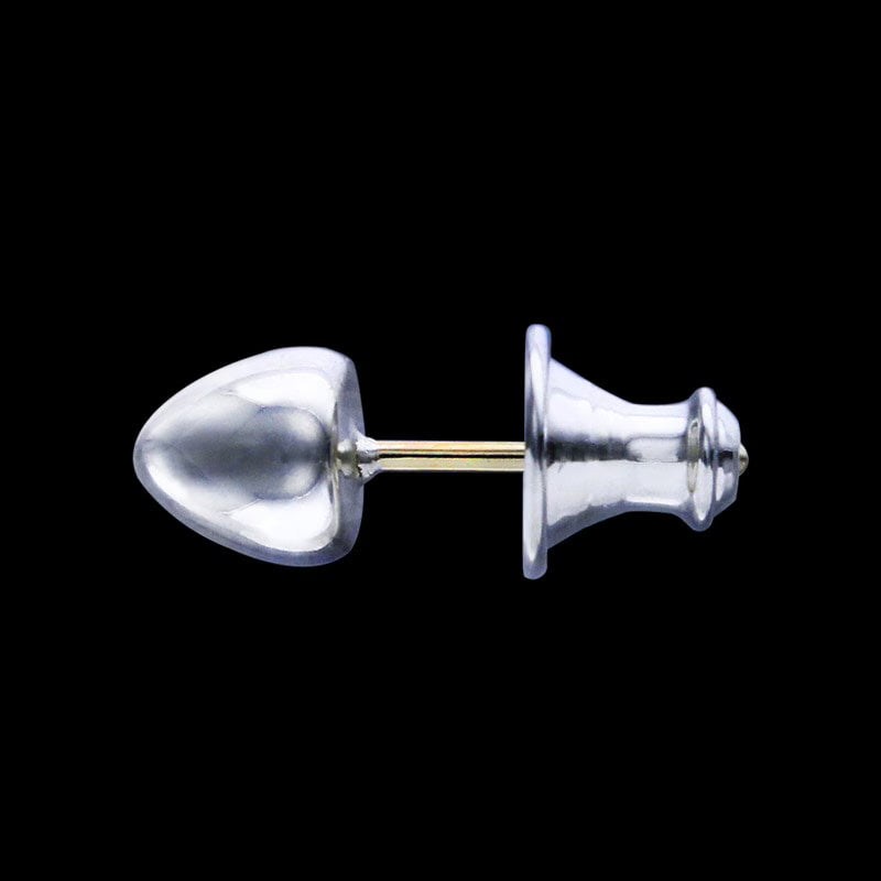 Silk stud earrings