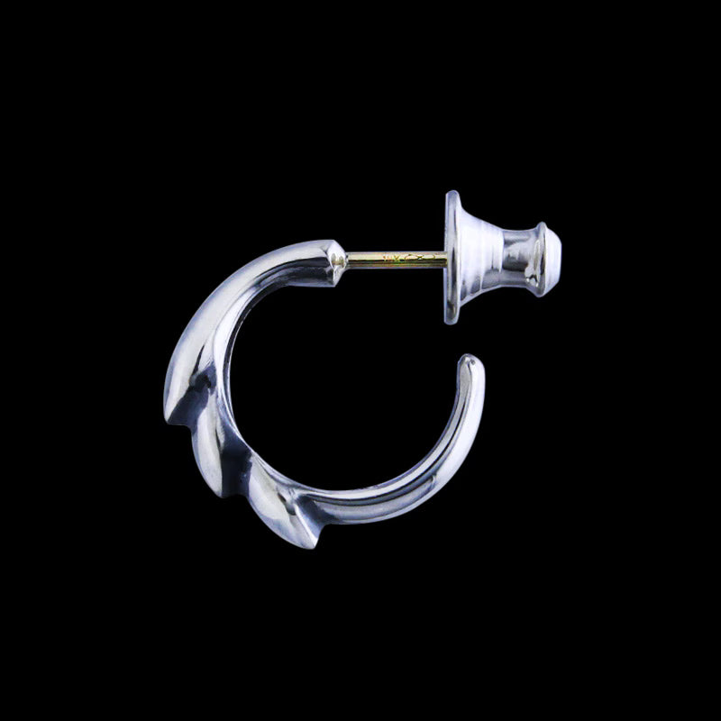 Kiss and Flow Hoop Earrings