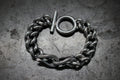 FCB-44 two snakes twist chain bracelet