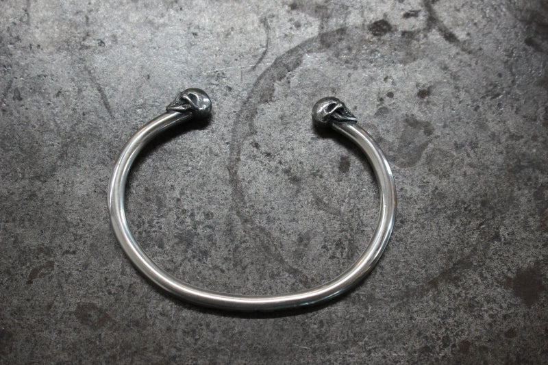 FCB-48 2skulls bangle narrow