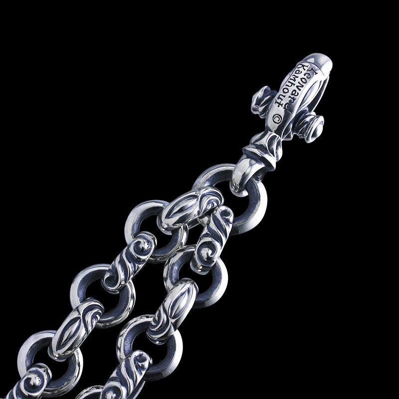 Double Raven Bracelet (Leonard Kamhout Engraving)