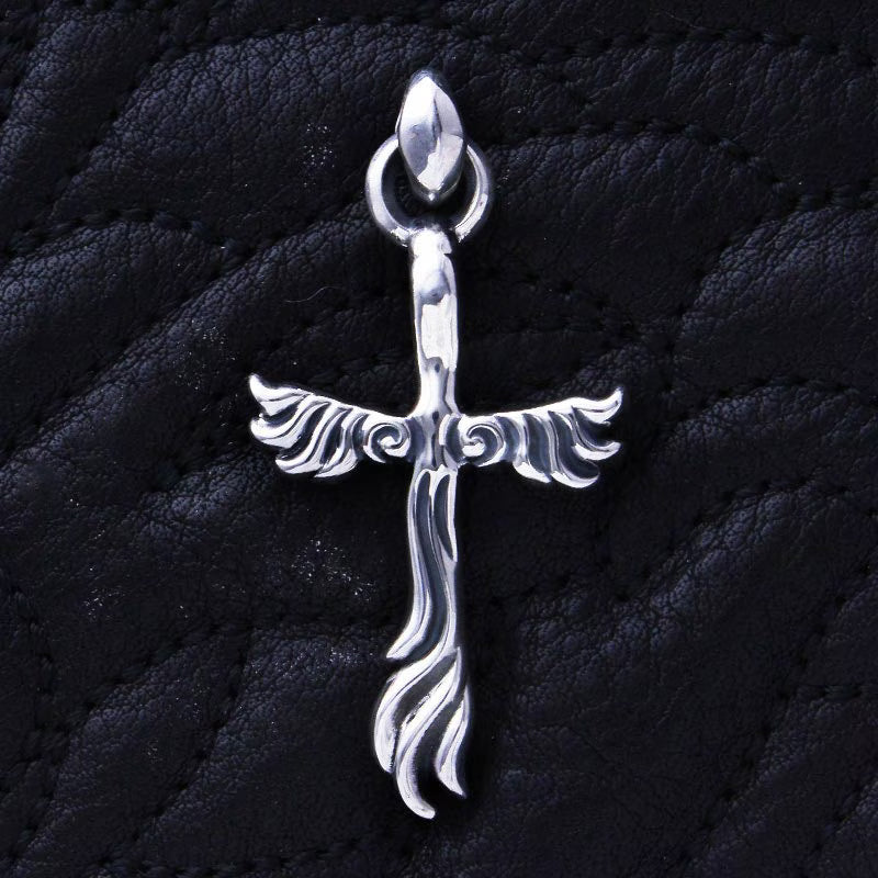 Ron Eagle Linked Silk Pendant