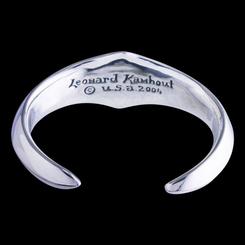 Silk cuff (Leonard Kamhout engraved)