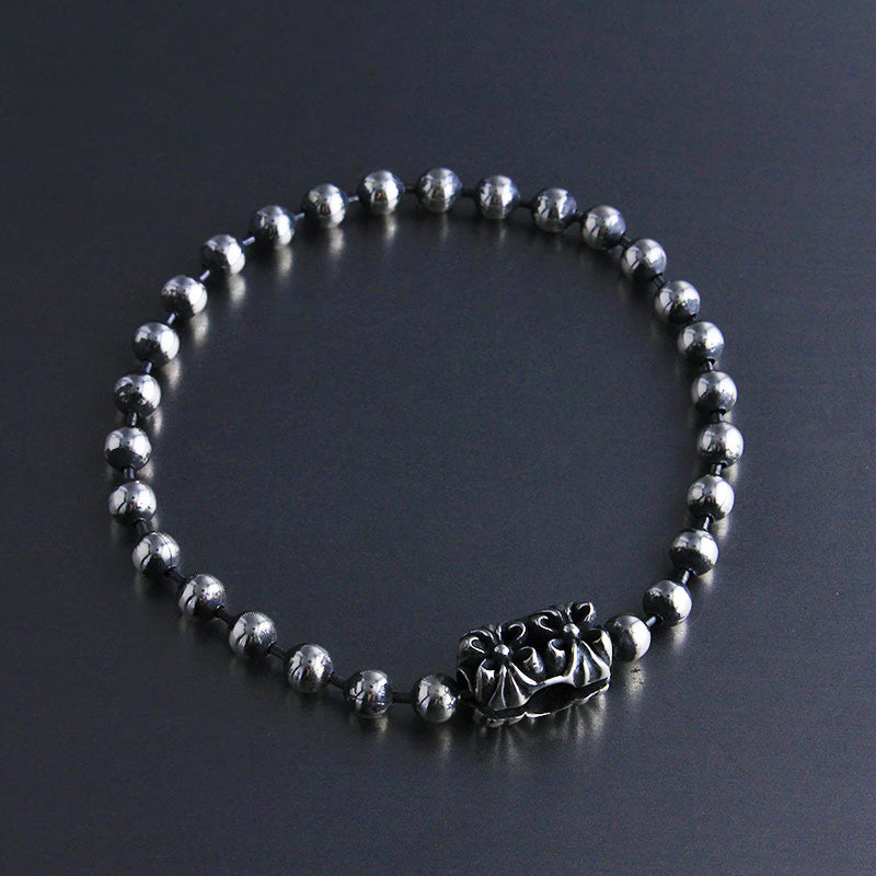 5mm Chrome Ball Chain Bracelet