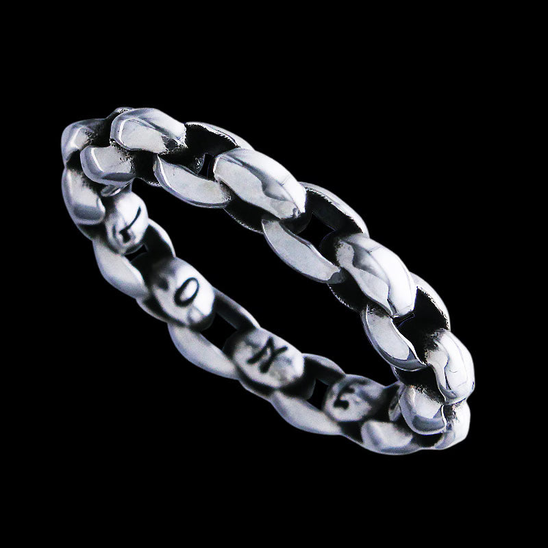 Mini silk link ring