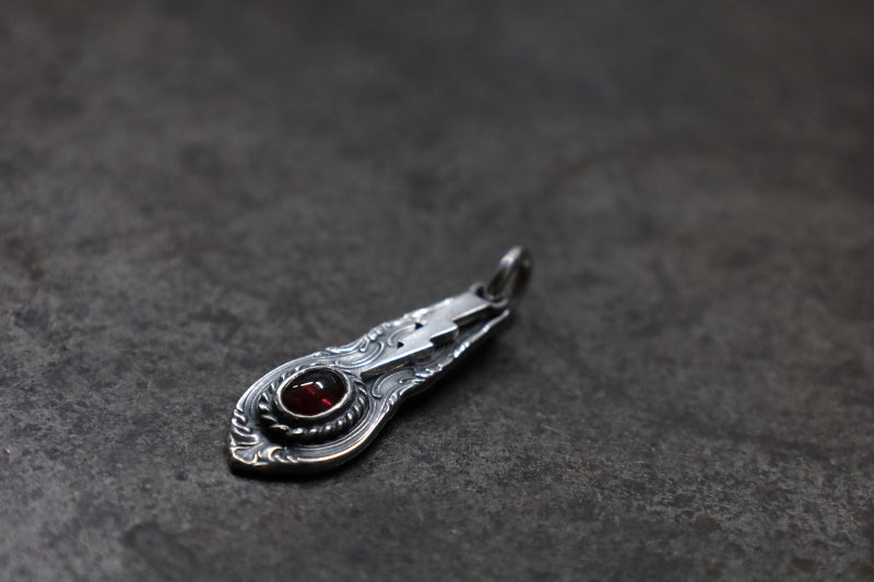 CC-71 handle top/garnet/lightning