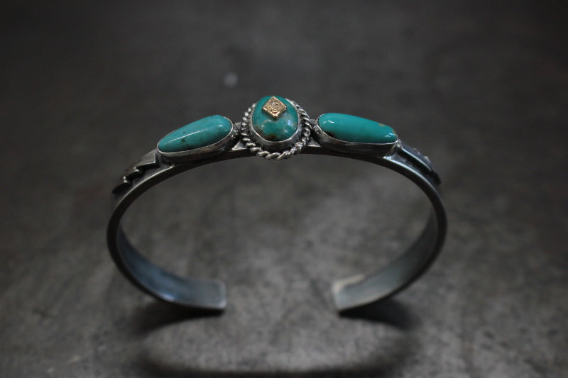 SE-799 combination bangle/kingman/K18 1% dia