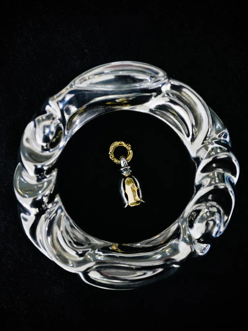 Silk Bell S with K18 Gold Ring Gold Petal