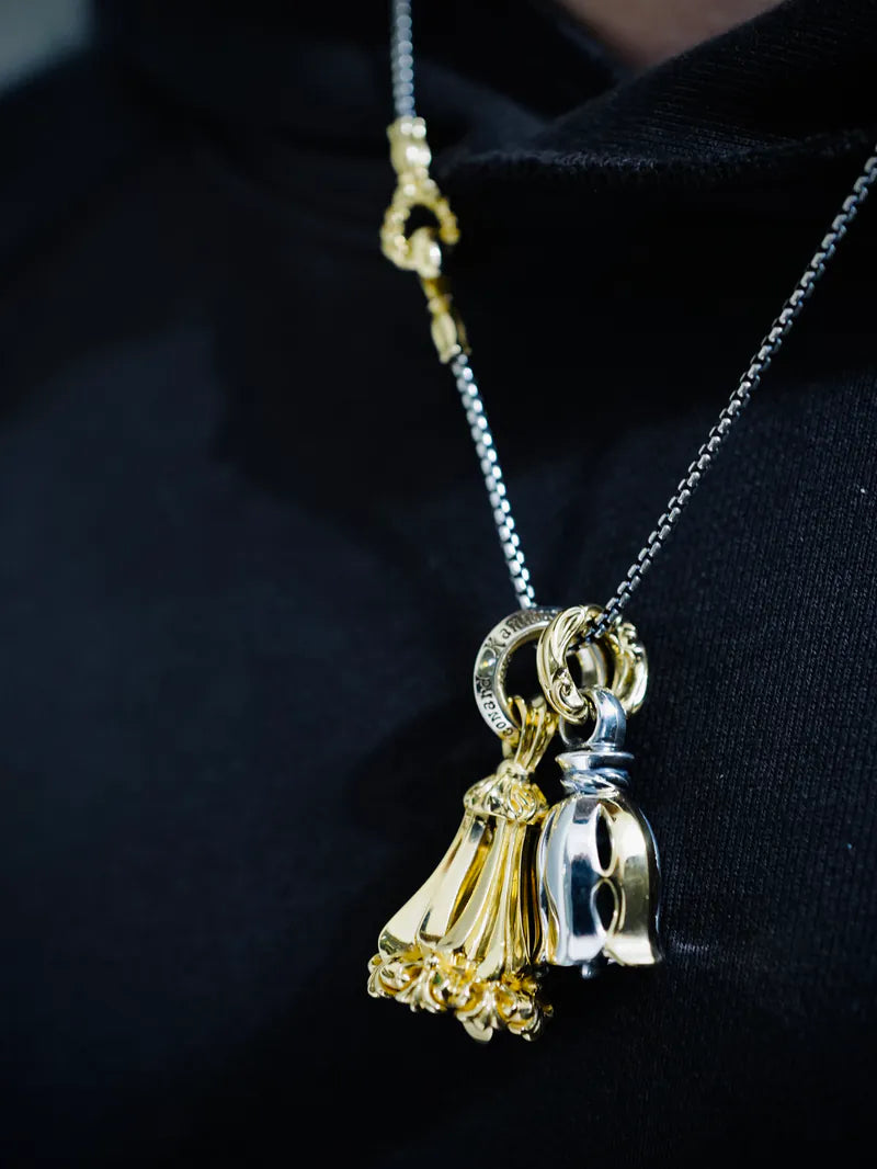 Silk Bell S with K18 Gold Ring Gold Petal