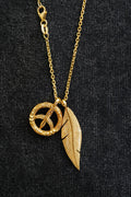 18K one off set (Peace/feather)